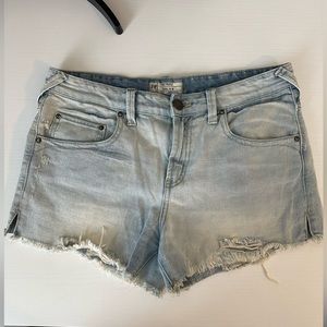 Free people denim shorts